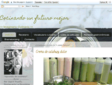 Tablet Screenshot of cocinandounfuturomejor.blogspot.com