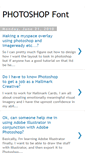 Mobile Screenshot of photoshop-font5.blogspot.com