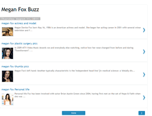 Tablet Screenshot of meganfoxbuzz.blogspot.com