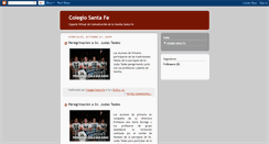 Desktop Screenshot of colegiosantafe.blogspot.com