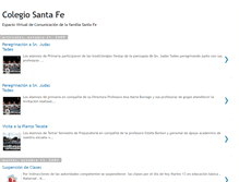 Tablet Screenshot of colegiosantafe.blogspot.com