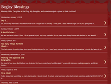Tablet Screenshot of begleyblessings.blogspot.com
