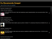 Tablet Screenshot of eurecomendogospel.blogspot.com