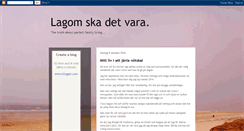 Desktop Screenshot of lagomskadetvara.blogspot.com