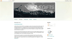 Desktop Screenshot of lovegiftsministries.blogspot.com