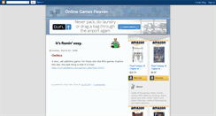 Desktop Screenshot of online-games-heaven.blogspot.com