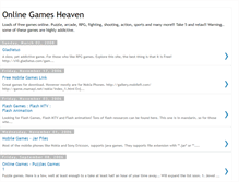 Tablet Screenshot of online-games-heaven.blogspot.com