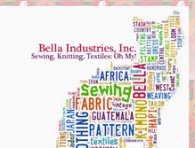 Tablet Screenshot of bellaindustries.blogspot.com