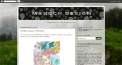 Desktop Screenshot of myrbcndesign.blogspot.com