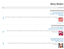 Tablet Screenshot of bettybelden.blogspot.com