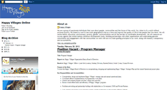 Desktop Screenshot of happyvillages.blogspot.com