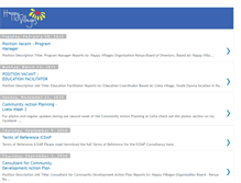Tablet Screenshot of happyvillages.blogspot.com