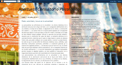 Desktop Screenshot of consultorioaperturas.blogspot.com