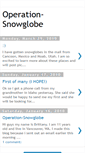 Mobile Screenshot of operation-snowglobe.blogspot.com