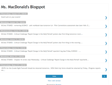 Tablet Screenshot of ms-macdonald.blogspot.com