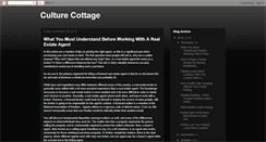 Desktop Screenshot of culturecottage.blogspot.com