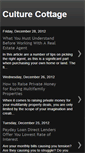 Mobile Screenshot of culturecottage.blogspot.com