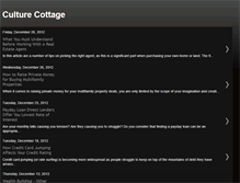 Tablet Screenshot of culturecottage.blogspot.com