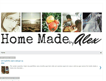 Tablet Screenshot of homemadebyalex.blogspot.com