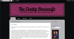 Desktop Screenshot of chattyhousewife.blogspot.com