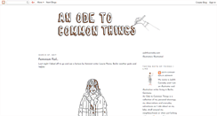 Desktop Screenshot of anodetocommonthings.blogspot.com