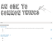 Tablet Screenshot of anodetocommonthings.blogspot.com