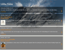 Tablet Screenshot of lilihateens.blogspot.com