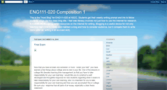 Desktop Screenshot of eng111-020comp1.blogspot.com
