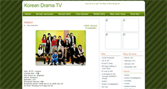 Desktop Screenshot of korean-drama-tv.blogspot.com