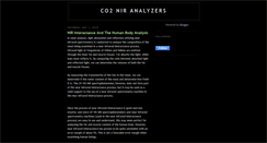 Desktop Screenshot of dreamer-co2-nir-analyzers.blogspot.com