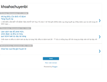 Tablet Screenshot of khoahochuyenbi.blogspot.com