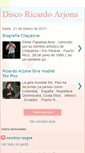 Mobile Screenshot of biografiaricardoarjona5topiso.blogspot.com