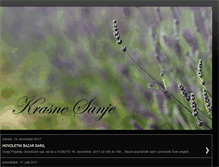 Tablet Screenshot of krasne-sanje.blogspot.com