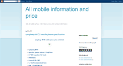 Desktop Screenshot of allmobileinfobd.blogspot.com