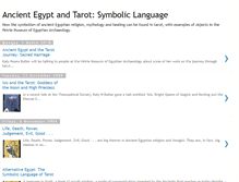 Tablet Screenshot of ancientegyptandtarot.blogspot.com