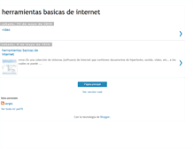 Tablet Screenshot of herramientasinternetsergio-sergio.blogspot.com