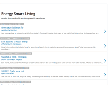 Tablet Screenshot of ecofficientliving.blogspot.com