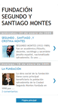 Mobile Screenshot of fundacionsegundoysantiagomontes.blogspot.com