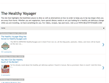 Tablet Screenshot of healthyvoyager.blogspot.com