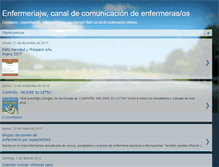 Tablet Screenshot of enfermeriajw.blogspot.com