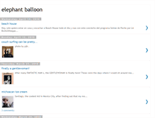 Tablet Screenshot of elephantballoon.blogspot.com