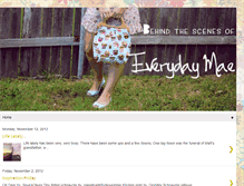 Tablet Screenshot of everydaymae.blogspot.com