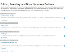 Tablet Screenshot of hazardouspastimes.blogspot.com