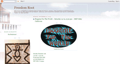 Desktop Screenshot of freedomroot.blogspot.com
