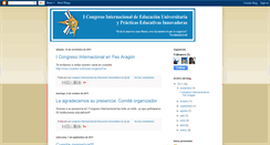 Desktop Screenshot of congresoeducacionuniversitaria2011.blogspot.com