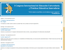 Tablet Screenshot of congresoeducacionuniversitaria2011.blogspot.com