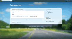Desktop Screenshot of fixiescookies.blogspot.com