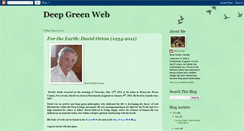 Desktop Screenshot of deepgreenweb.blogspot.com