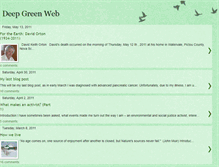 Tablet Screenshot of deepgreenweb.blogspot.com