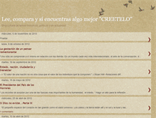 Tablet Screenshot of leecomparaycreetelo.blogspot.com